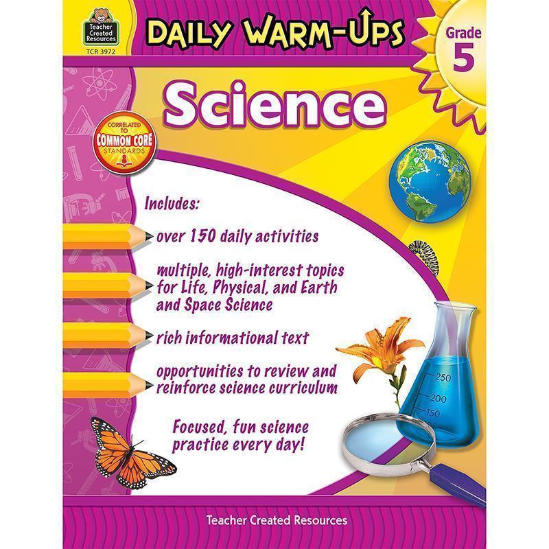 DAILY WARM UPS SCIENCE GR 5-Learning Materials-JadeMoghul Inc.