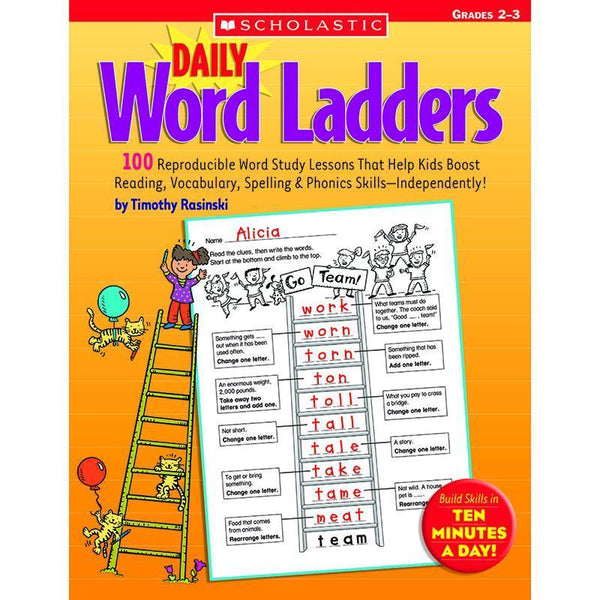 DAILY WORD LADDERS GR 2-3-Learning Materials-JadeMoghul Inc.