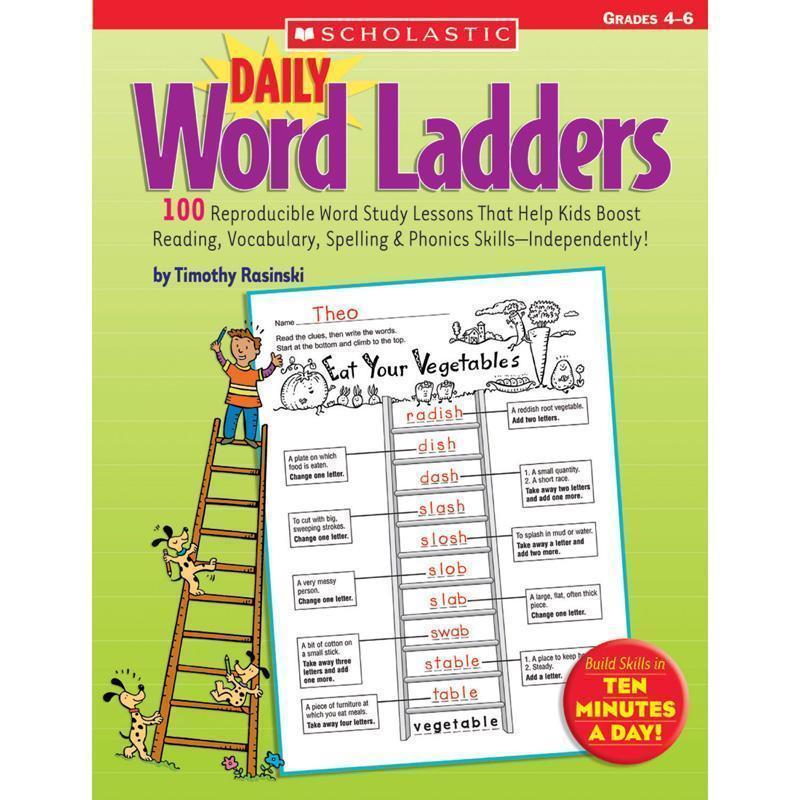 DAILY WORD LADDERS GR 4-6-Learning Materials-JadeMoghul Inc.