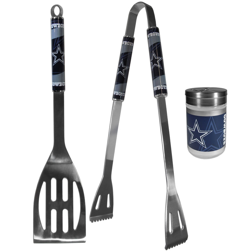 Dallas Cowboys 2pc BBQ Set with Season Shaker-Tailgating Accessories-JadeMoghul Inc.