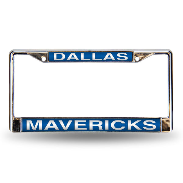 NBA Dallas Mavericks Blue Laser Chrome Frame