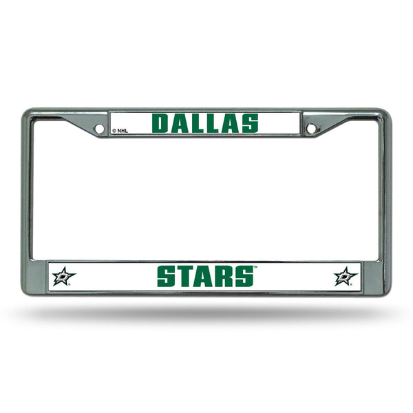 License Plate Frames Dallas Stars Chrome Frames