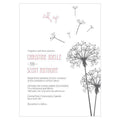 Dandelion Wishes Invitation Berry (Pack of 1)-Invitations & Stationery Essentials-Berry-JadeMoghul Inc.