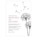 Dandelion Wishes Invitation Berry (Pack of 1)-Invitations & Stationery Essentials-Carribean Blue-JadeMoghul Inc.