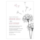 Dandelion Wishes Invitation Berry (Pack of 1)-Invitations & Stationery Essentials-Periwinkle-JadeMoghul Inc.