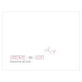 Dandelion Wishes Note Card Berry (Pack of 1)-Weddingstar-Navy Blue-JadeMoghul Inc.