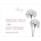 Dandelion Wishes Rectangular Label Berry (Pack of 1)-Wedding Favor Stationery-Berry-JadeMoghul Inc.
