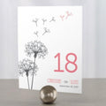Dandelion Wishes Table Number Numbers 1-12 Periwinkle (Pack of 12)-Table Planning Accessories-Harvest Gold-1-12-JadeMoghul Inc.