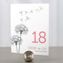 Dandelion Wishes Table Number Numbers 1-12 Periwinkle (Pack of 12)-Table Planning Accessories-Indigo Blue-25-36-JadeMoghul Inc.