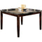 Danville Counter Height Table , Black Marble & Walnut-Console Tables-Black Marble&Walnut-Chinese Marble Wood (Solid)-JadeMoghul Inc.