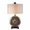 Darcey Mosaic Design Table Lamp, Brown-Table Lamps-Brown-Polyresin-JadeMoghul Inc.