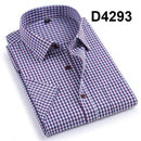DAVYDAISY 2018 New Arrival Summer Men's Shirt Short Sleeved Plaid Striped Fashion Work Casual Shirt Man Formal Shirt DS227-D4292-Size is Asian Size-JadeMoghul Inc.