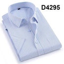 DAVYDAISY 2018 New Arrival Summer Men's Shirt Short Sleeved Plaid Striped Fashion Work Casual Shirt Man Formal Shirt DS227-D4292-Size is Asian Size-JadeMoghul Inc.