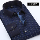 DAVYDAISY Men's Casual Shirt Autumn Full Sleeve Solid Print High Quality Social Dress Shirt Men Brand Clothing Camisa DS-110-H807-Asian S Lable 38-JadeMoghul Inc.