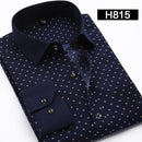 DAVYDAISY Men's Casual Shirt Autumn Full Sleeve Solid Print High Quality Social Dress Shirt Men Brand Clothing Camisa DS-110-H820-Asian S Lable 38-JadeMoghul Inc.