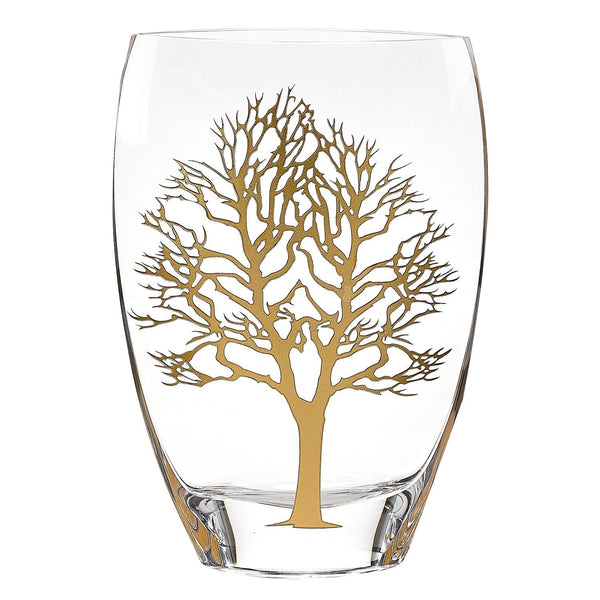 Decorative Vases - Dazzling Gold Tree Of Life Vase 11"