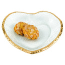 Decorative Plates - Dazzling Goldedge Heart Plate 7.5"