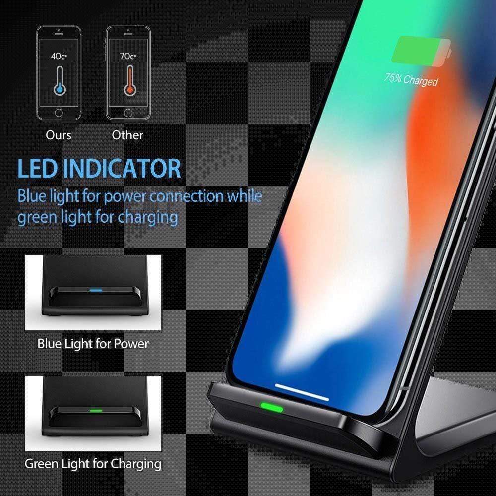 DCAE 10W Wireless Charger For Samsung Galaxy S9 S8 S7 S6 Edge Note 8 Q