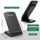 DCAE 10W Wireless Charger For Samsung Galaxy S9 S8 S7 S6 Edge Note 8 Qi Wireless Charging Dock For iPhone X 8 8 Plus USB Charger