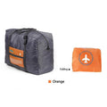 DDUP Fashion WaterProof Travel Bag Large Capacity Bag Women nylon Folding Bag Unisex Luggage Travel Handbags Free Shipping-Orange-JadeMoghul Inc.