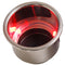 Deck / Galley Sea-Dog LED Flush Mount Combo Drink Holder w/Drain Fitting - Red LED [588071-1] Sea-Dog