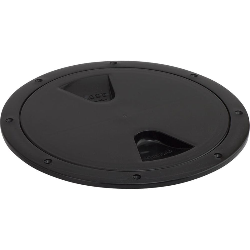 Deck Plates Sea-Dog Screw-Out Deck Plate - Black - 4" [335745-1] Sea-Dog