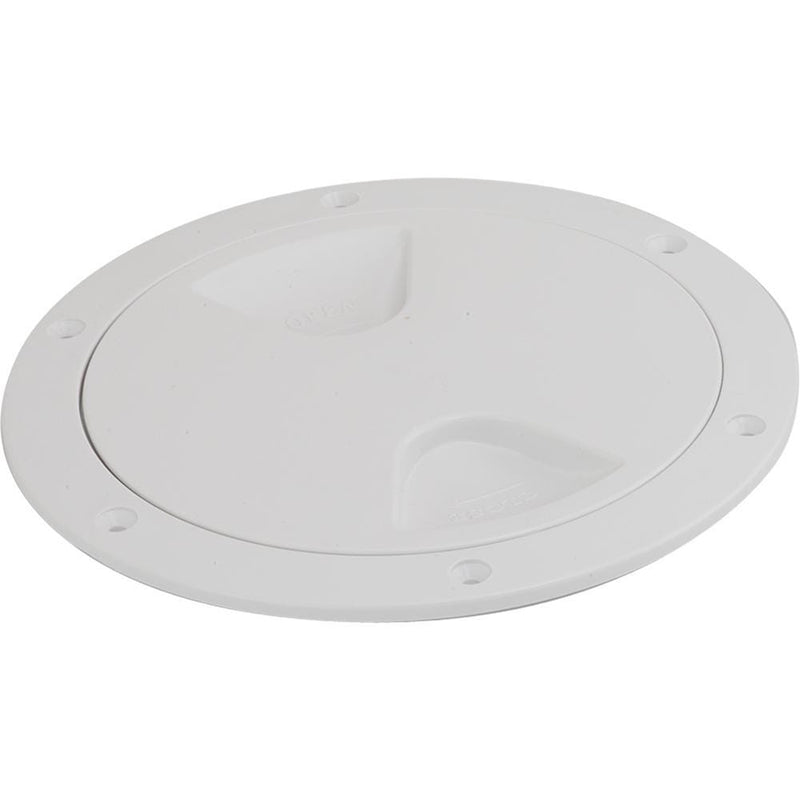 Deck Plates Sea-Dog Screw-Out Deck Plate - White - 4" [335740-1] Sea-Dog