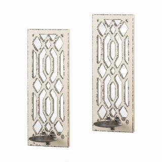 Candle Wall Sconces Deco Mirror Wall Sconce Set