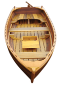 Decor Home Decor Ideas - 51" x 118.5" x 27.75" Matte Finish, Little Bear Wooden Dinghy HomeRoots