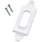 Decor-Style Wireport(TM) Wall Plate (White)-Cables, Connectors & Accessories-JadeMoghul Inc.