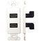 Decor Wall Plate Insert with 90deg Dual HDMI(R) Connector-Cables, Connectors & Accessories-JadeMoghul Inc.