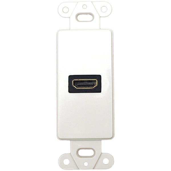 Decor Wall Plate Insert with 90deg HDMI(R) Connector-Cables, Connectors & Accessories-JadeMoghul Inc.