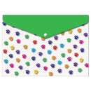 DECORATED POLY FOLDER COLOR PAWS-Supplies-JadeMoghul Inc.