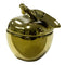 decorative Ceramic Apple Box, Gold-Decorative Boxes-GOLD-Ceramic-JadeMoghul Inc.