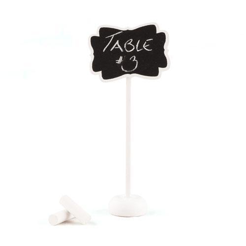 Decorative Chalkboard with Stand - Small White (Pack of 1)-Table Planning Accessories-JadeMoghul Inc.