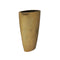 Decorative Oval Shaped Aluminium Vase, Large, Gold-Vases-Gold-Aluminium-JadeMoghul Inc.