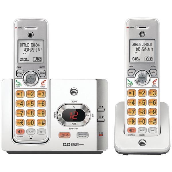 DECT 6.0 Cordless Answering System with Caller ID/Call Waiting (2 Handsets)-Cordless Phones-JadeMoghul Inc.