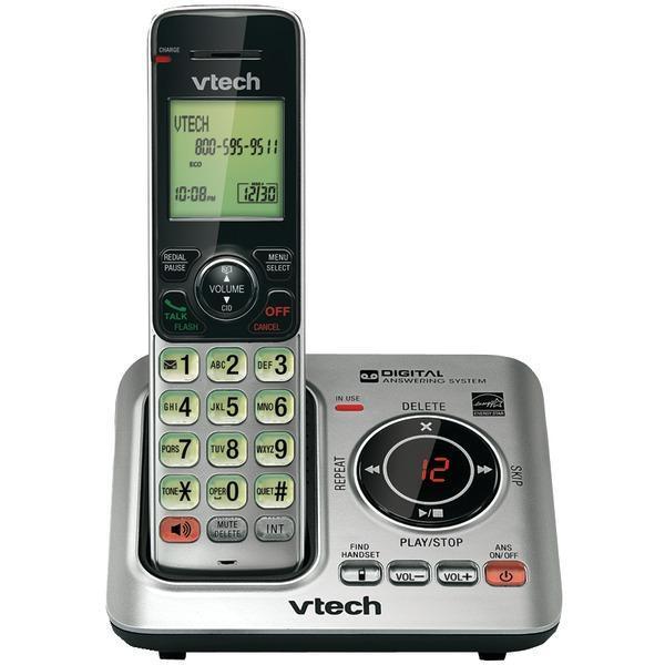DECT 6.0 Expandable Speakerphone with Caller ID & Call Waiting (Single-Handset System)-Cordless Phones-JadeMoghul Inc.