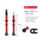 Deemount 2PCS 40/60/80/MM Brass or Alloy Stem Bicycle F/V Presta Tubeless Tire Valve Road Bike MTB Nipple W/Tool Alloy Valve Cap AExp