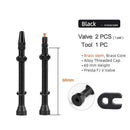 Deemount 2PCS 40/60/80/MM Brass or Alloy Stem Bicycle F/V Presta Tubeless Tire Valve Road Bike MTB Nipple W/Tool Alloy Valve Cap AExp