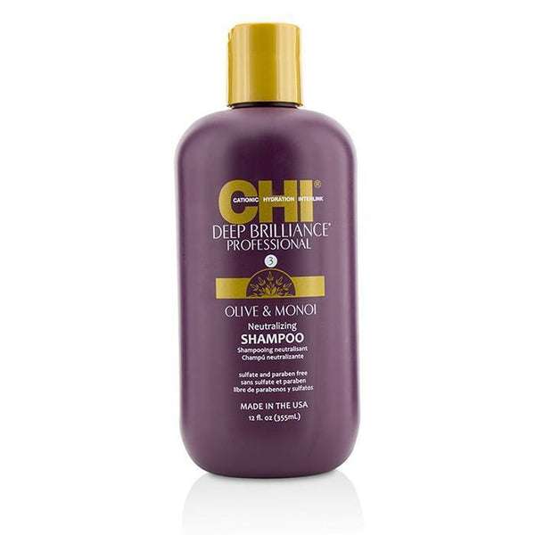 Deep Brilliance Olive & Monoi Neutralizing Shampoo - 355ml-12oz-Hair Care-JadeMoghul Inc.