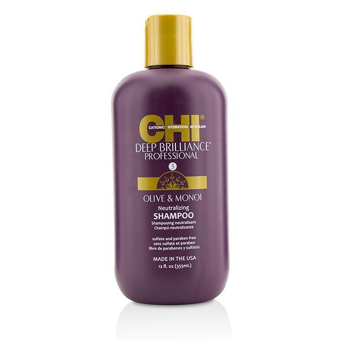 Deep Brilliance Olive & Monoi Neutralizing Shampoo - 355ml-12oz-Hair Care-JadeMoghul Inc.