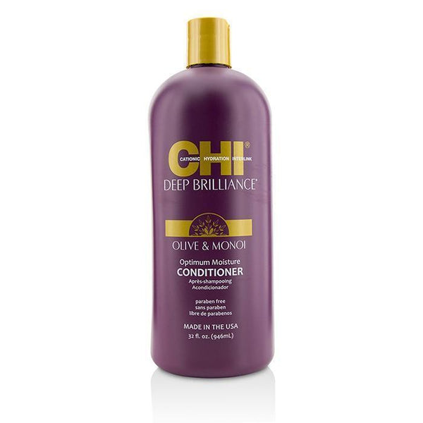 Deep Brilliance Olive & Monoi Optimum Moisture Conditioner - 946ml-32oz-Hair Care-JadeMoghul Inc.