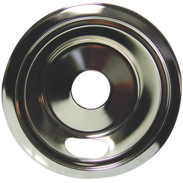 Deep Chrome Drip Pan for GE(R)/Hotpoint(R) (6")-Range Replacement Elements & Accessories-JadeMoghul Inc.