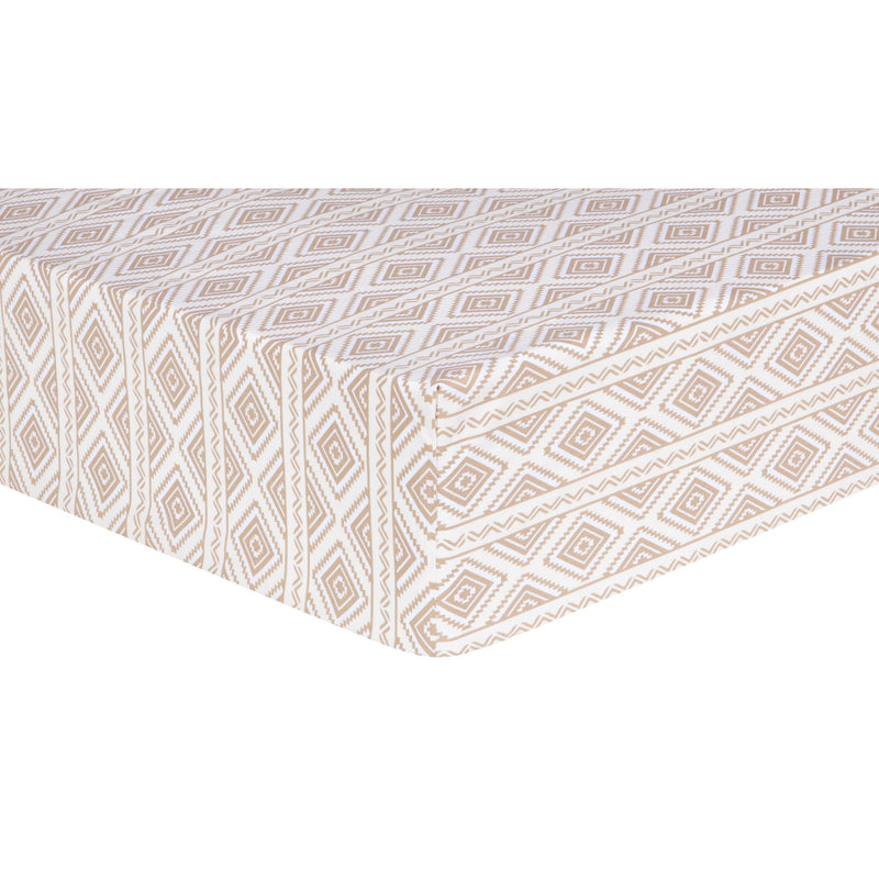 Deer Lodge Aztec Fitted Crib Sheet-DEER LODGE-JadeMoghul Inc.