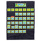 DELUXE CALENDAR POCKET CHART BLACK-Learning Materials-JadeMoghul Inc.