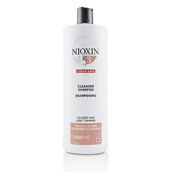 Derma Purifying System 3 Cleanser Shampoo (Colored Hair, Light Thinning, Color Safe) - 1000ml/33.8oz-Hair Care-JadeMoghul Inc.