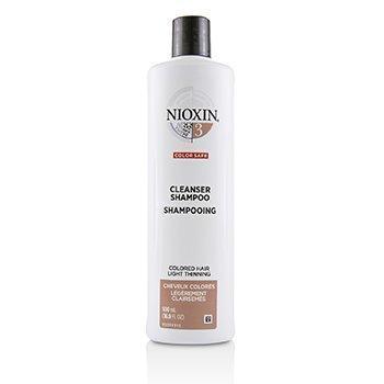 Derma Purifying System 3 Cleanser Shampoo (Colored Hair, Light Thinning, Color Safe) - 500ml/16.9oz-Hair Care-JadeMoghul Inc.