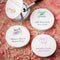 Design your own collection personalized screen printed white leatherette hinged mirror-Favors By Type-JadeMoghul Inc.