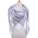 Designer 2020 knitted spring winter women scarf plaid warm cashmere scarves shawls luxury brand neck bandana  pashmina lady wrap JadeMoghul Inc. 